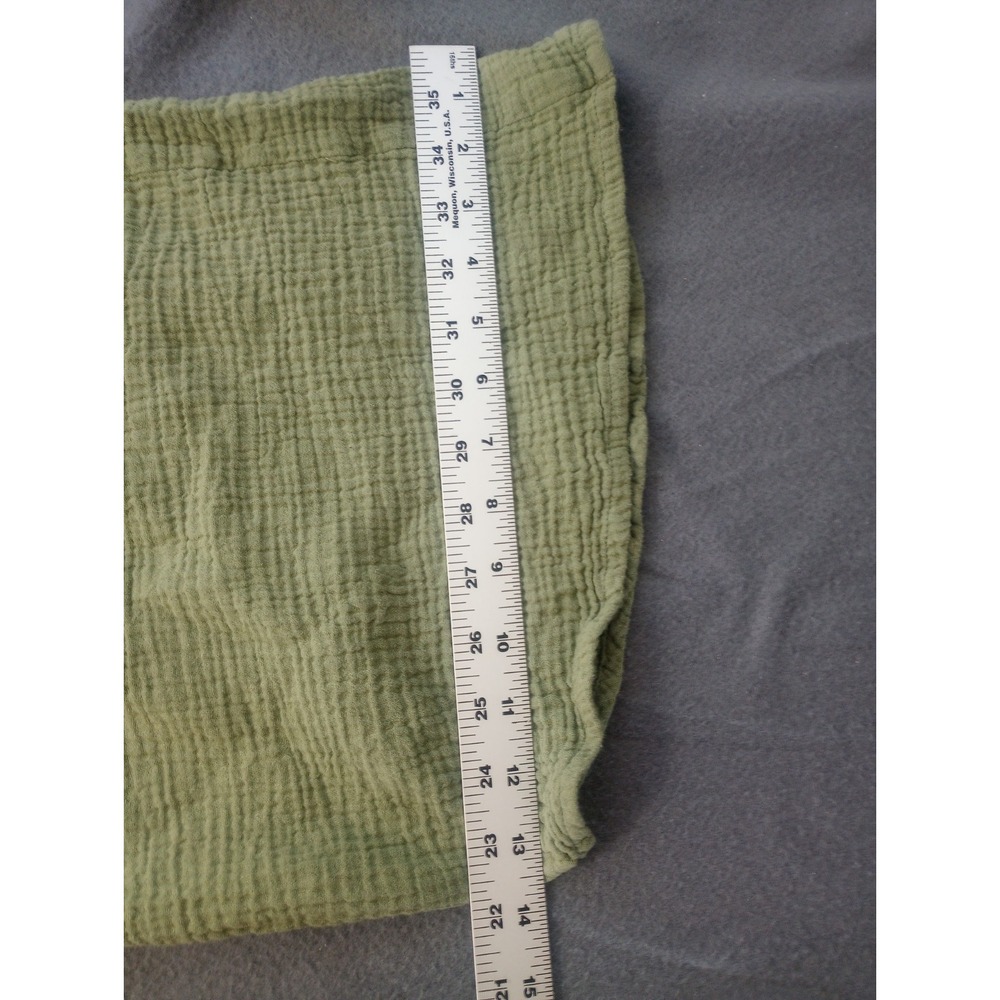 Z Supply Gauzy Wide Leg Cropped Loose Jumpsuit Green M Cottage Garden Utility - Picture 7 of 12